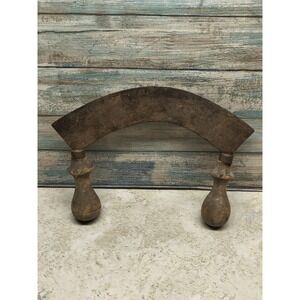 Antique Double Handled Food Chopper‎ -  Neat Old Kitchen Tool !